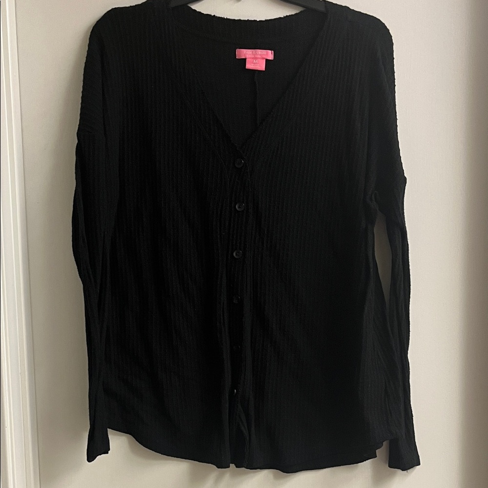 Isaac Mizrahi Black Knit Sweater